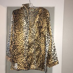 Cheetah pajama set